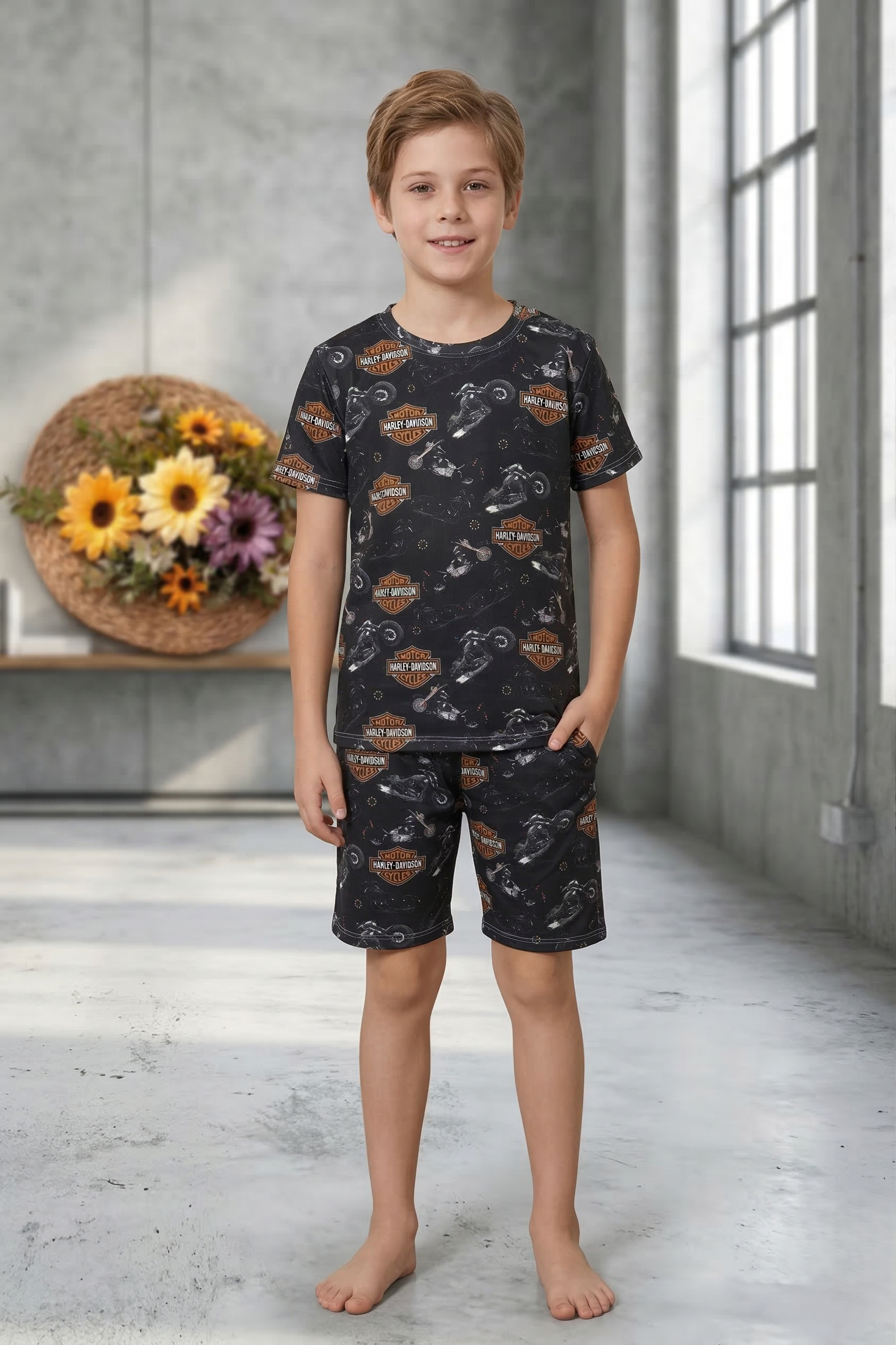 Pijama Infantil Moto Harley