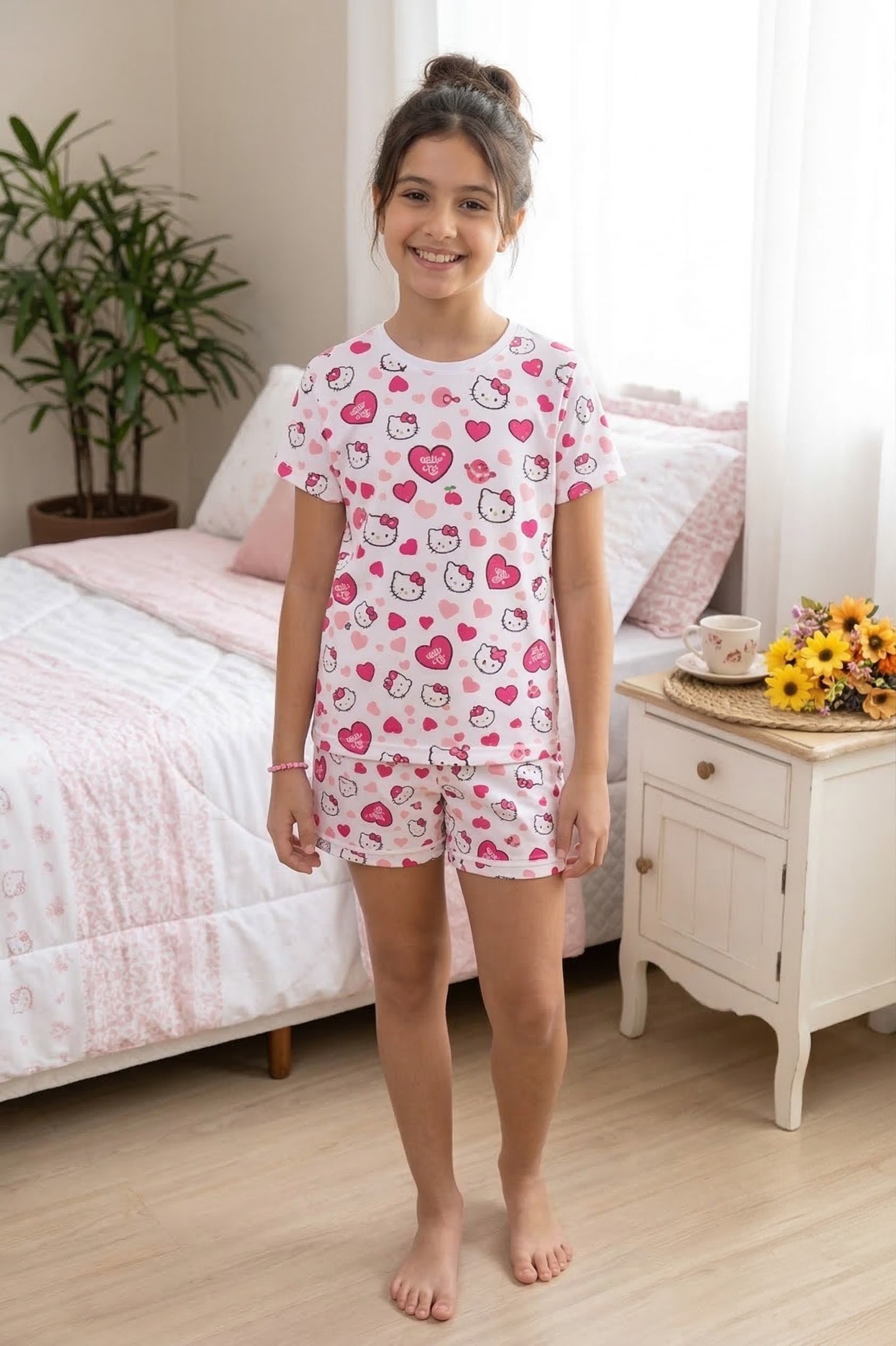Pijama Infantil Hello Kitty