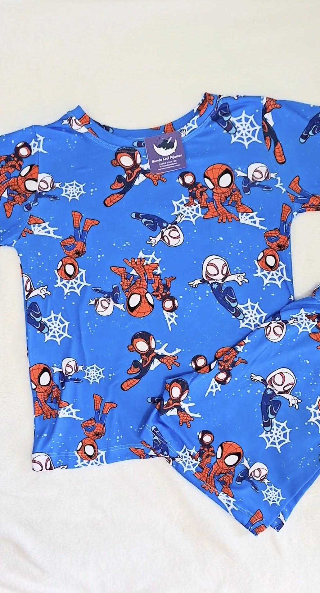 Pijama Infantil Homem-Aranha