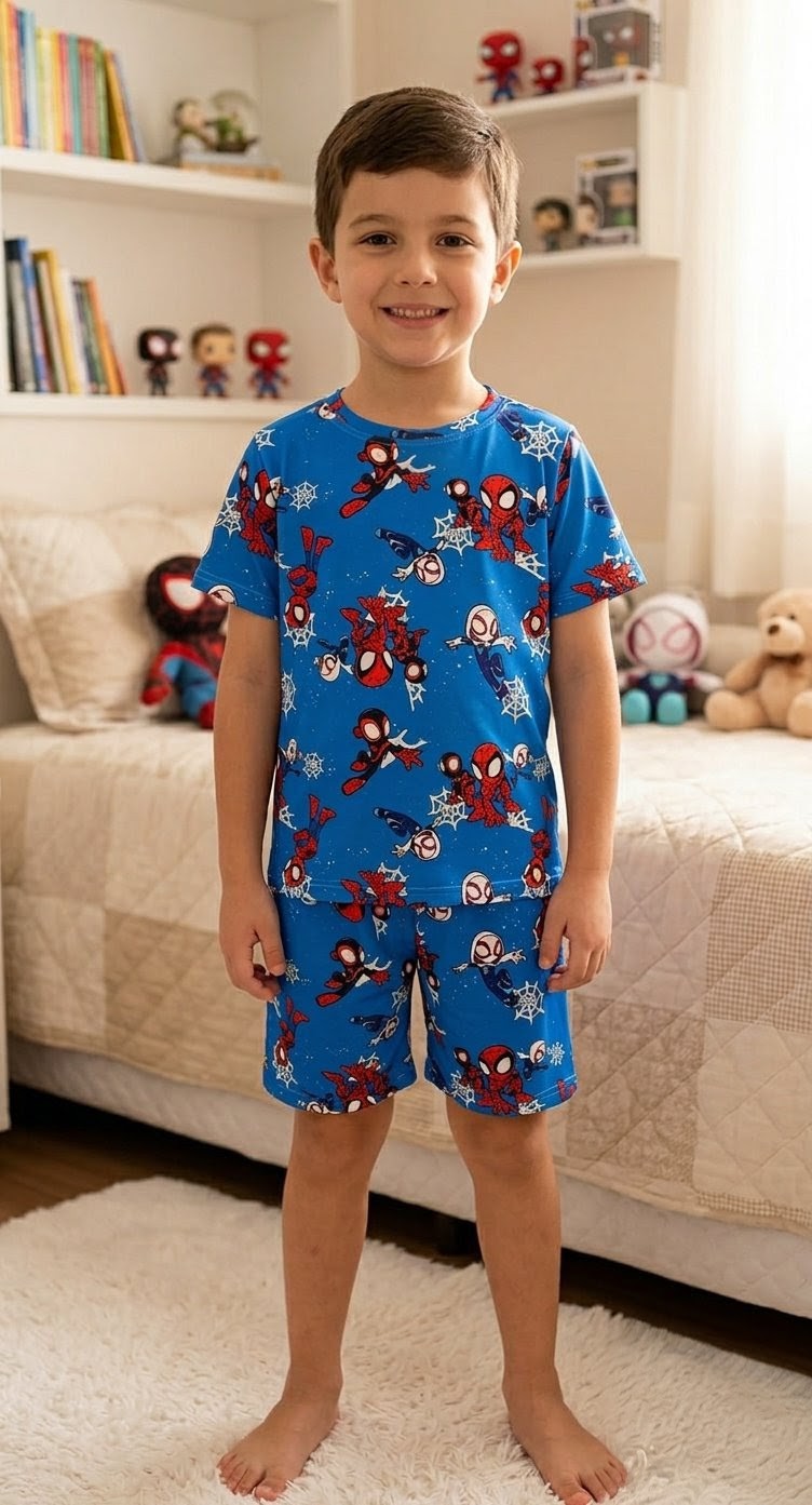 Pijama Infantil Homem-Aranha