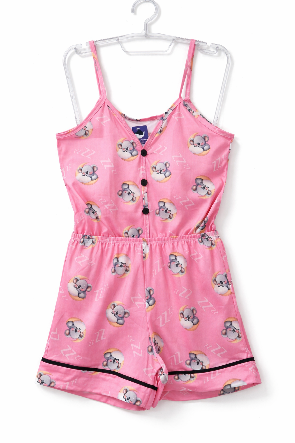 Pijama Feminino Rosa com Estampa de Ursinhos