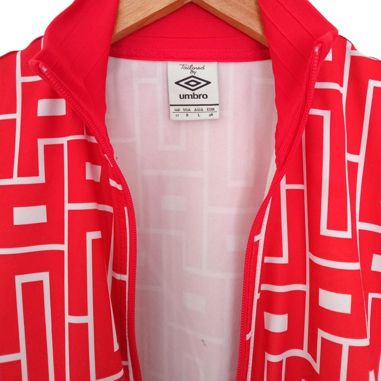 Jumper Unisex Women Small UK10 Red Umbro 