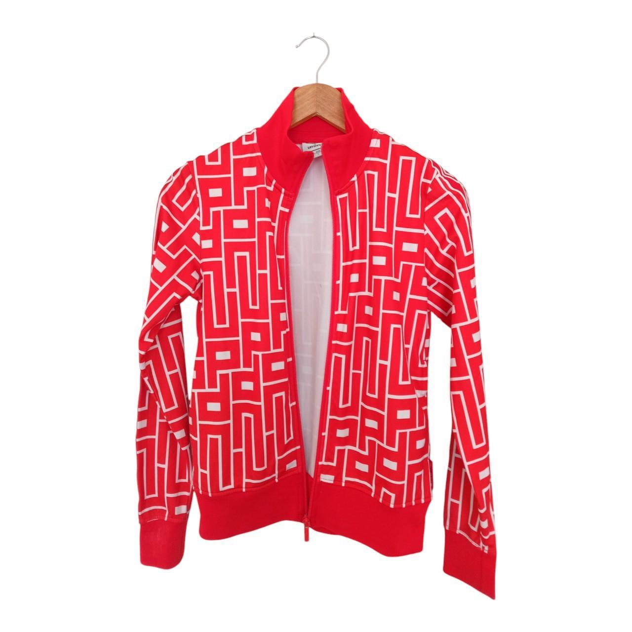 Jumper Unisex Women Small UK10 Red Umbro 