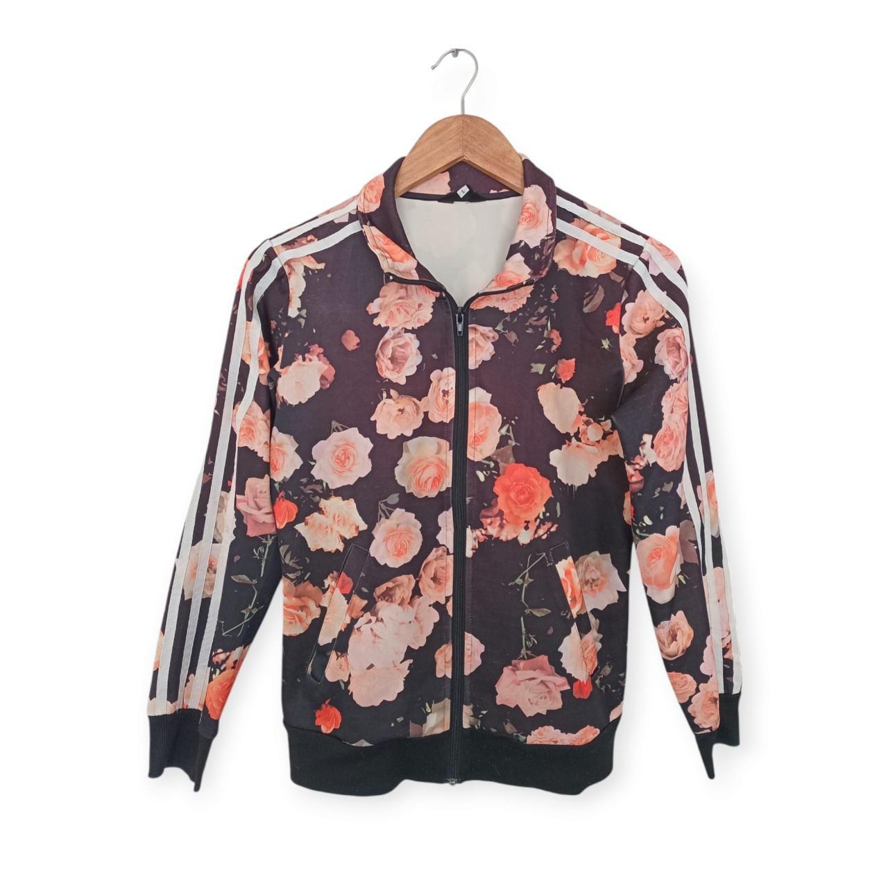 Jumper Women Small UK10 Floral Tracksuit Sweater