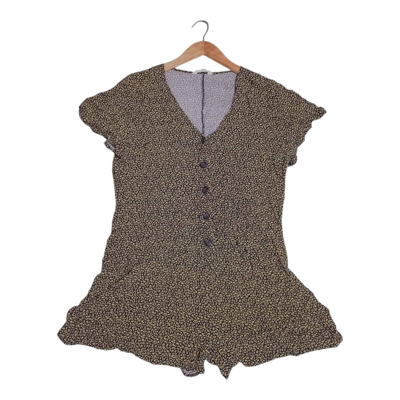 Romper Women XL Floral Loose Playsuit