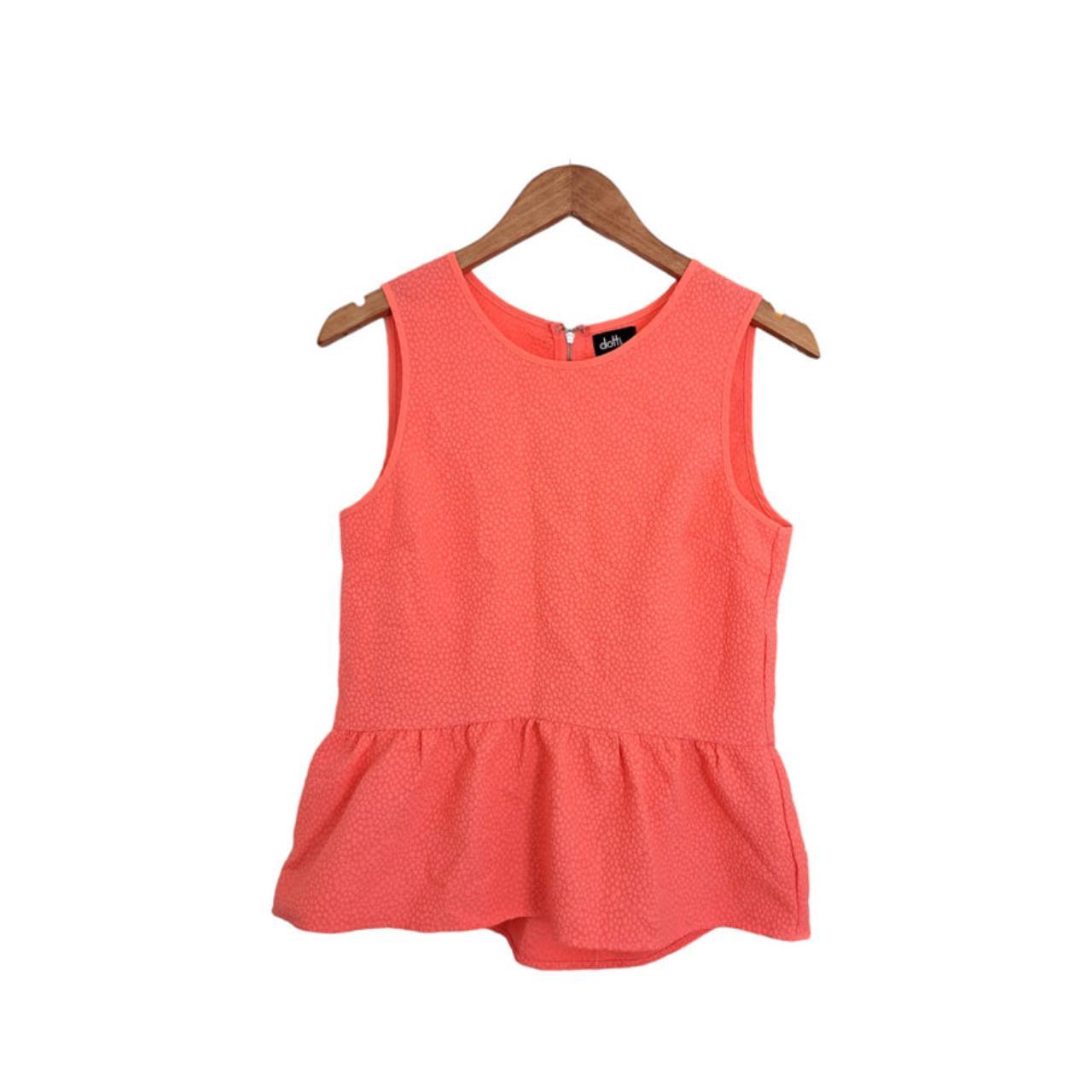Blouse Women Small Pink peplum top