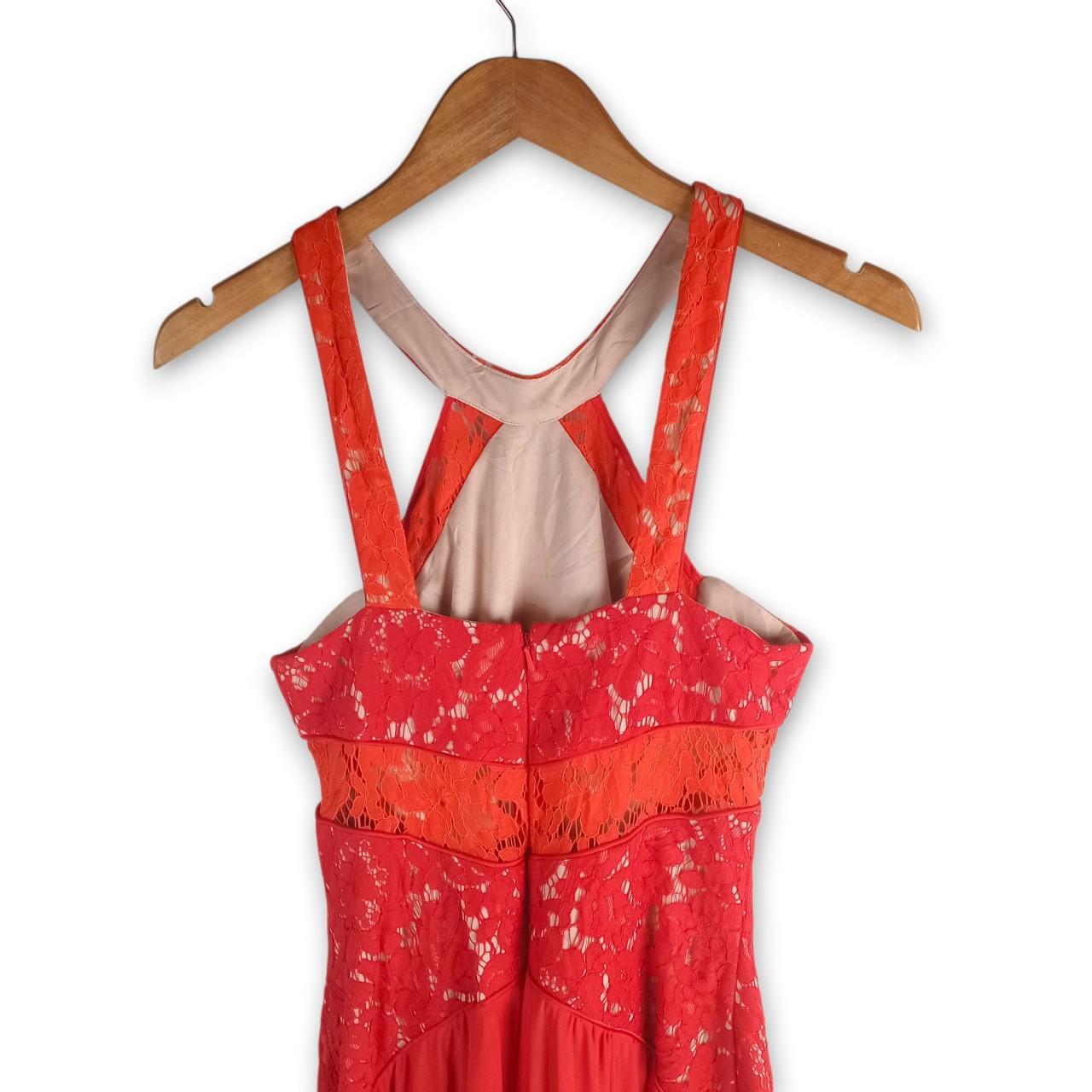 Dress Women Small UK10 Halter Neck A-Line