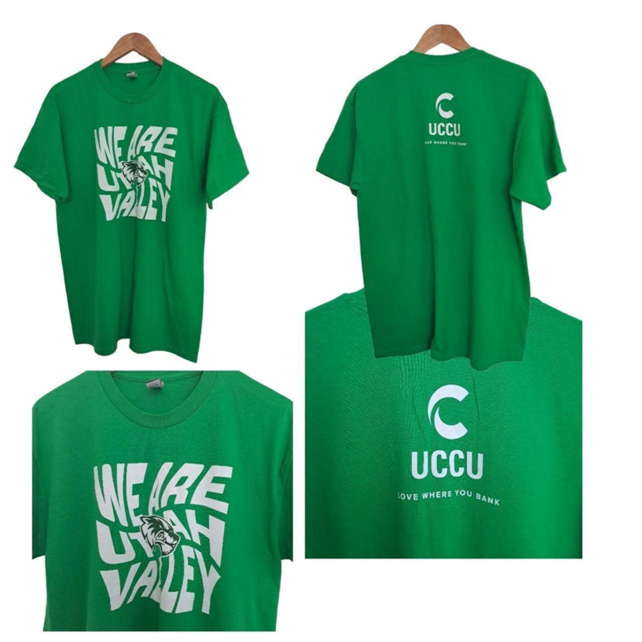 T-shirt Men Small Green Utah Valley