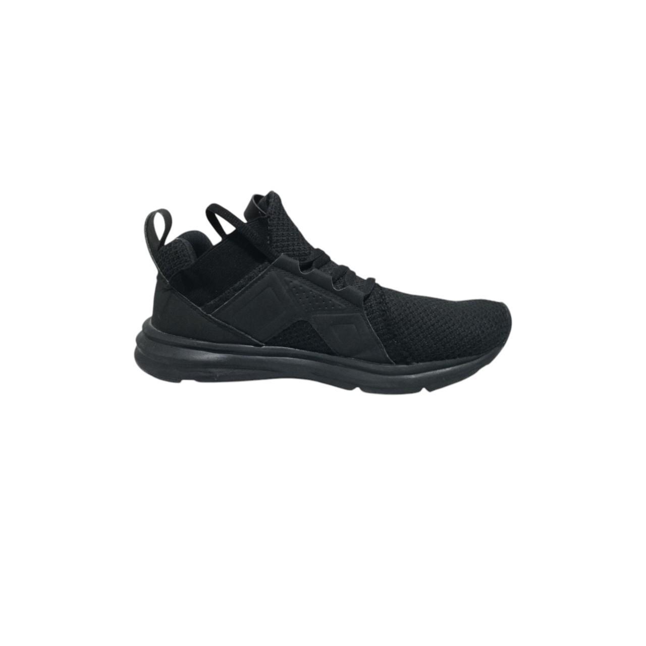 Shoes Unisex UK4 Black Puma Trainers