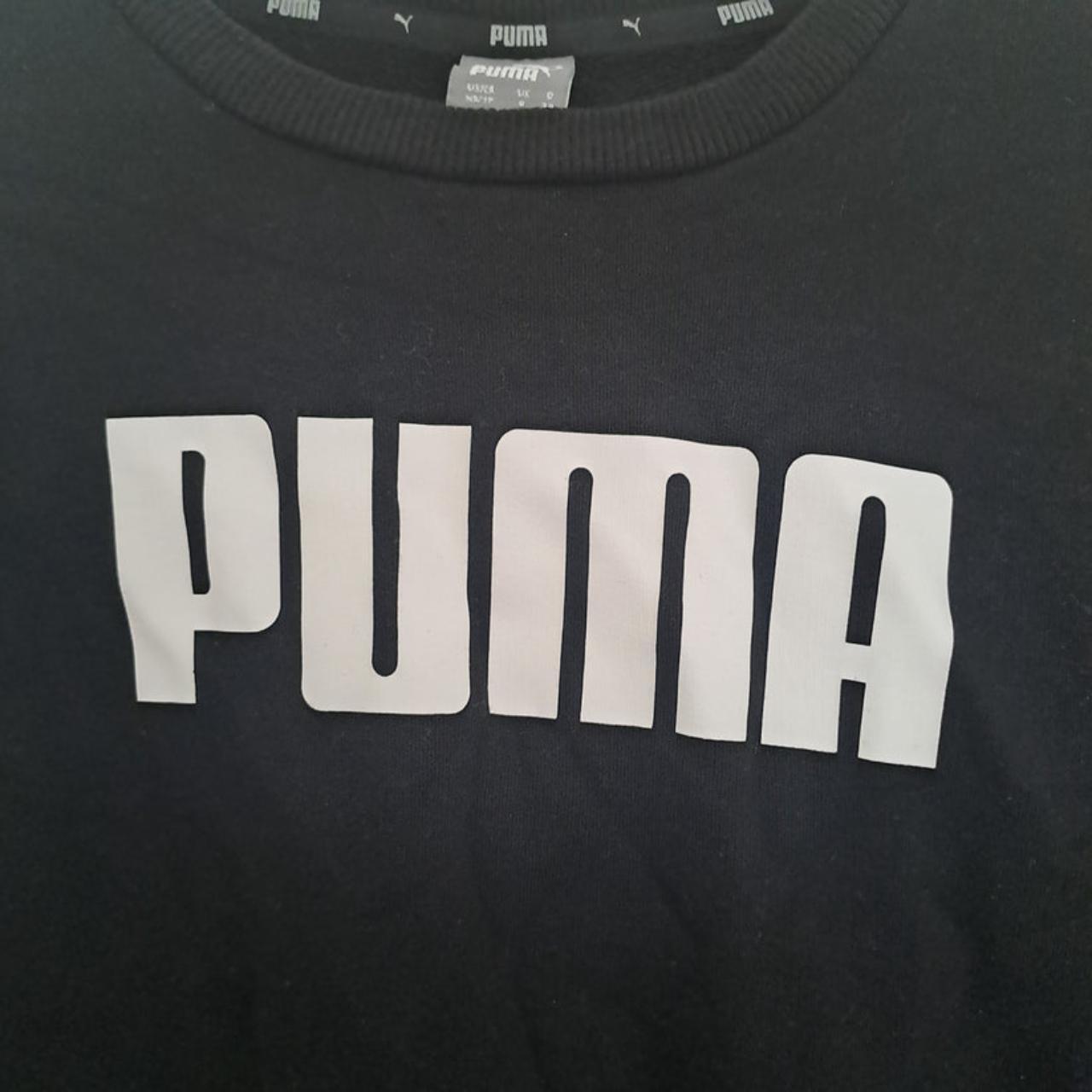 Jumper Women XS Black Puma Sweatshirt