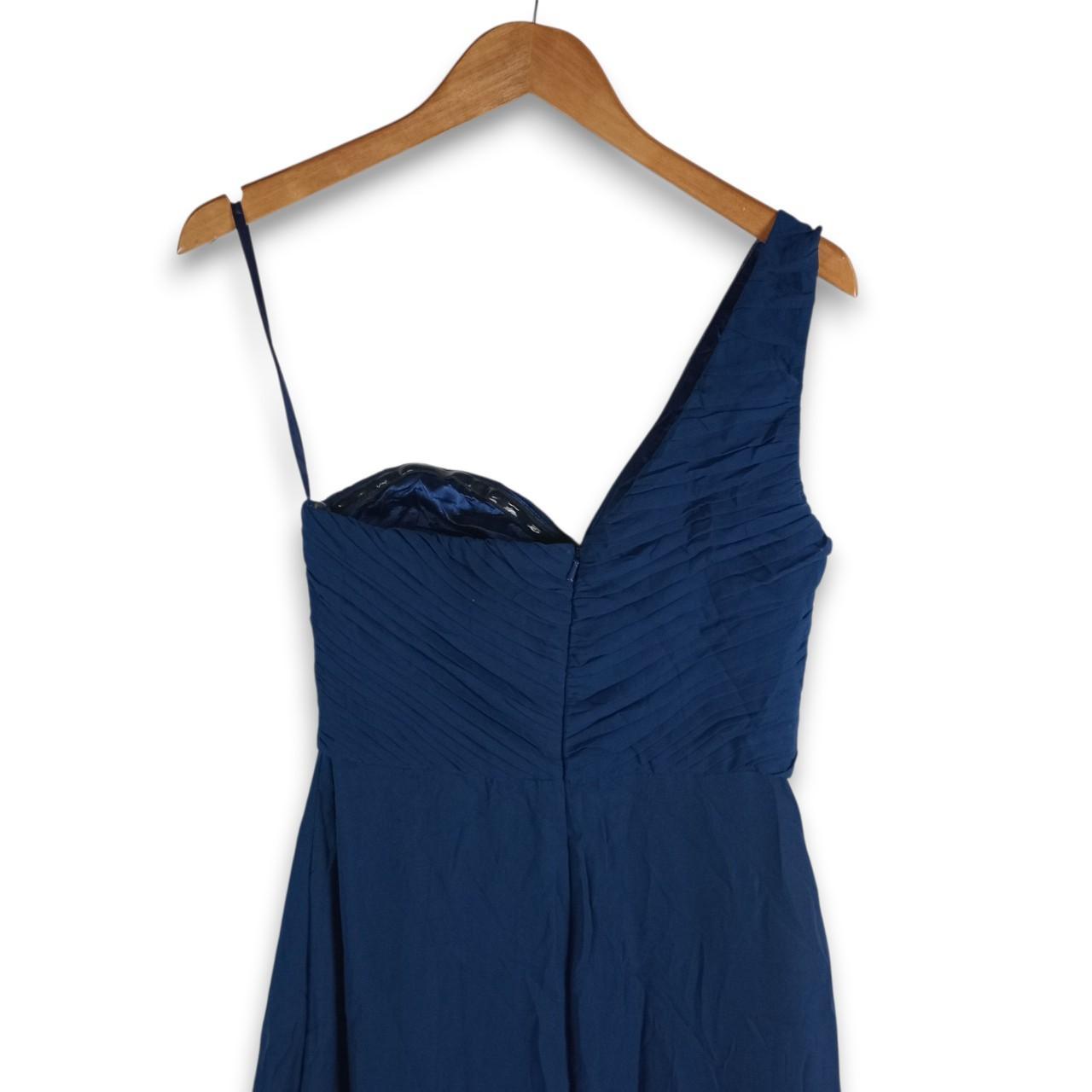 Dress  Women XXS/XS UK 4-6 Navy One-Shoulder Maxi