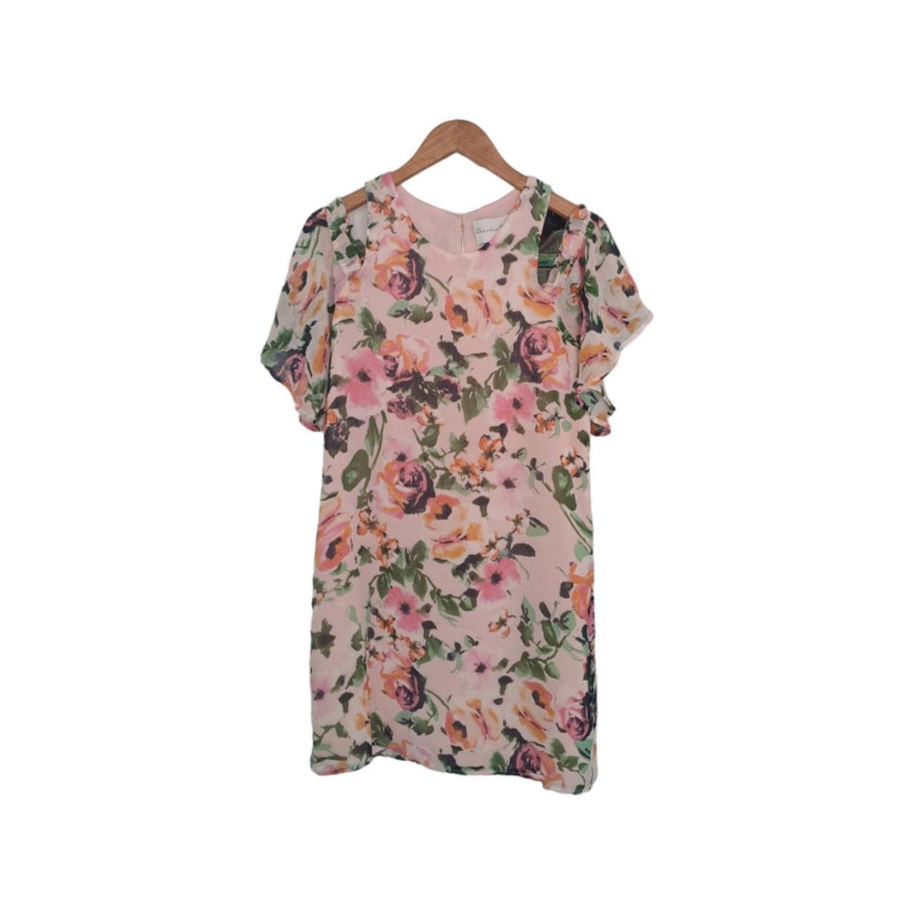 Blouse Women Medium UK12 Long Floral Top