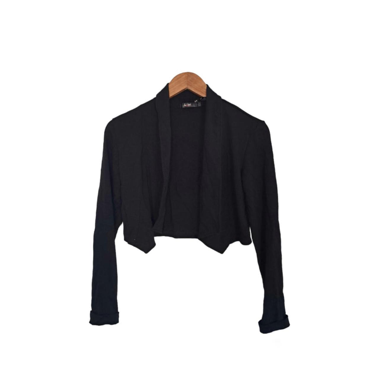 Bolero Women XS Size 8 Black Top