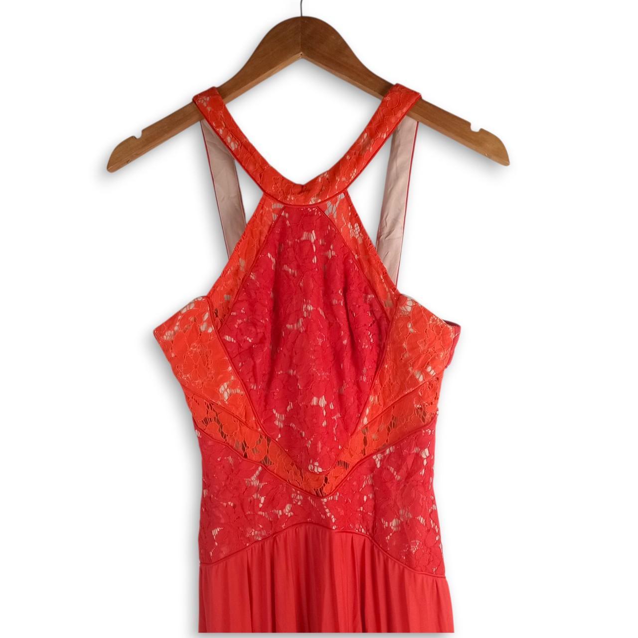 Dress Women Small UK10 Halter Neck A-Line