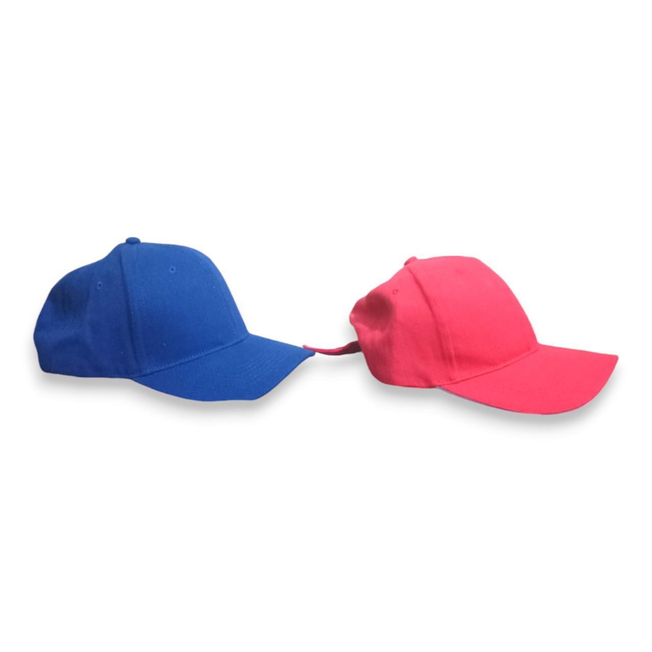 Hat Unisex x2 red & blue caps
