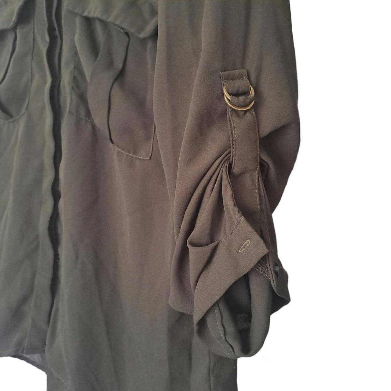 Blouse Women Small UK10 Green / Khaki