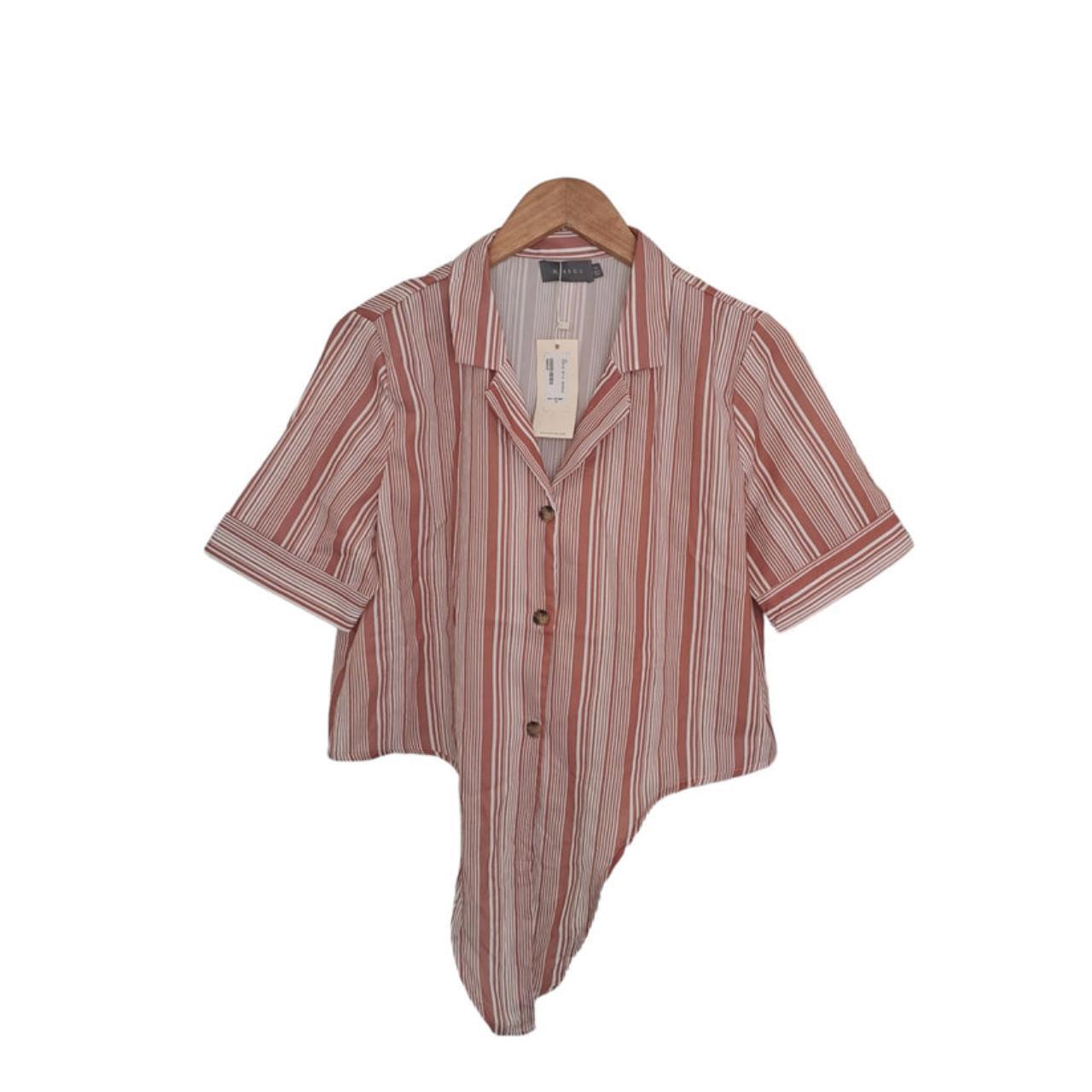 Crop Top Women Medium Tie-Front