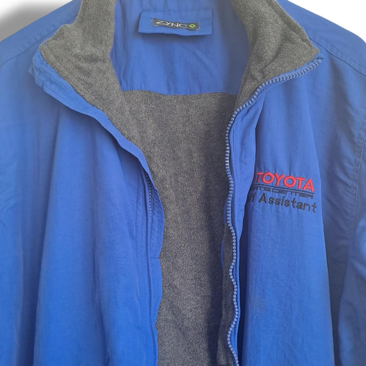 Jacket Men XL Blue Toyota Sports Centre Utility Coat