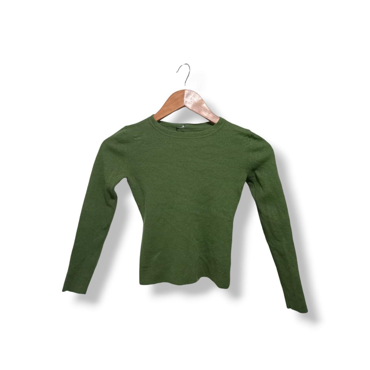 Sgirt Kids Medium Green Long Sleeves