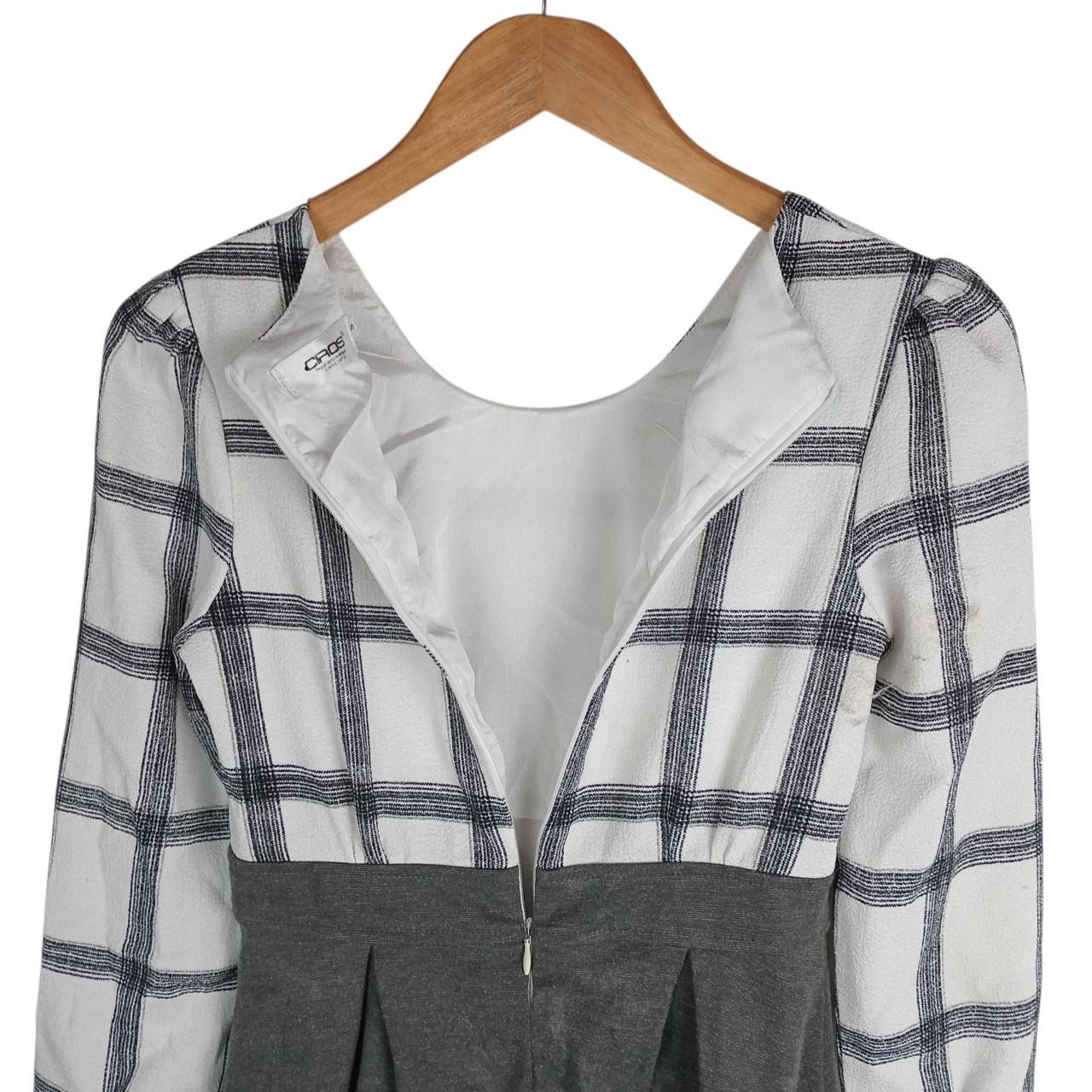 Dress Women UK8 Plaid and Gray Mini Dress