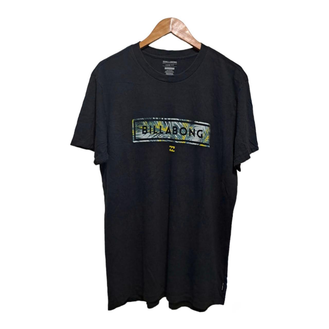 T-shirt Men Large Black Billabong Surf Shirt