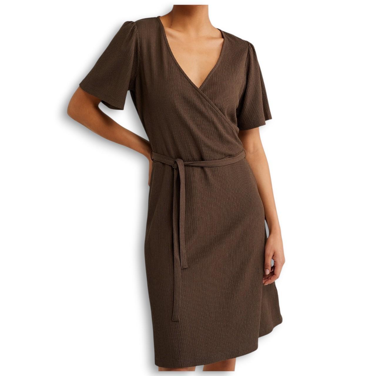 Dress Women UK12 Medium Brown Ann Taylor