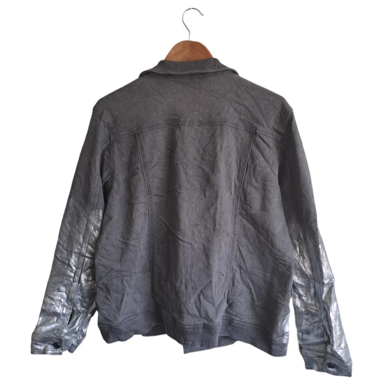 Jacket Women XL Grey/Silver Denim 