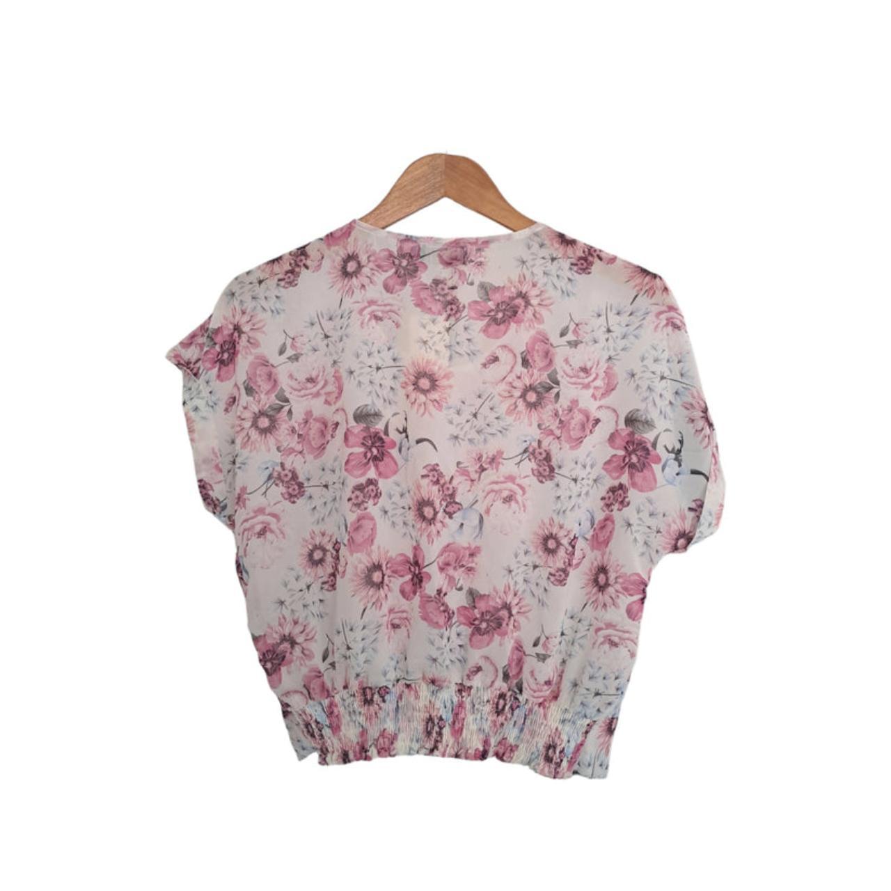 Blouse Women Medium Floral Top