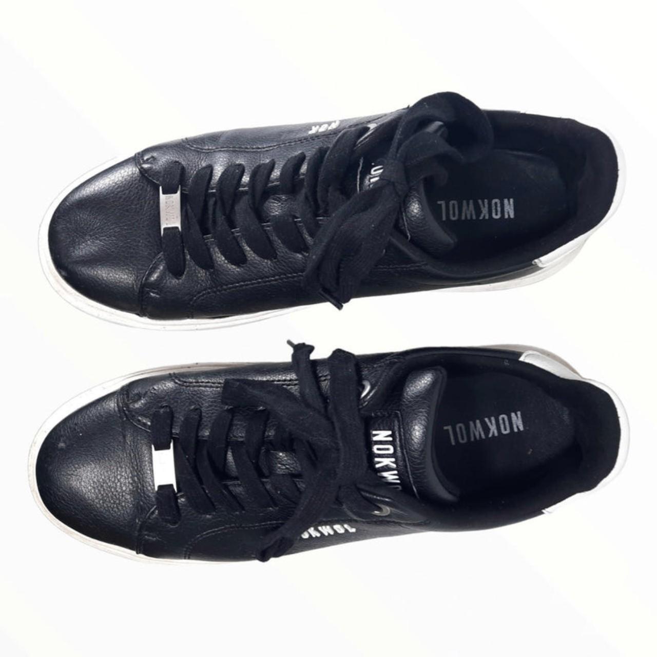 Shoes Unisex UK7 Black Faux leather