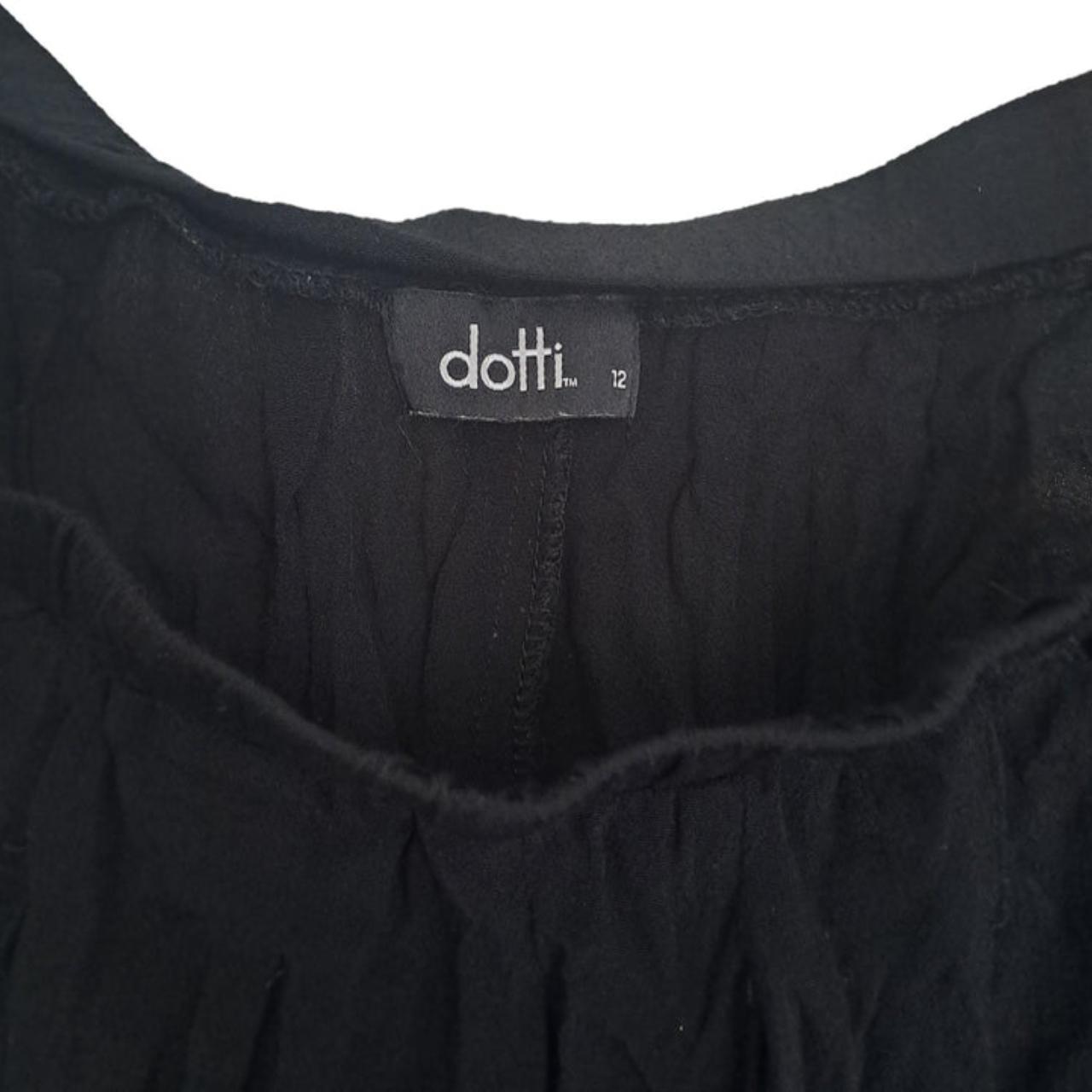 Blouse Women Medium UK12 Black Boho Off Shoulder