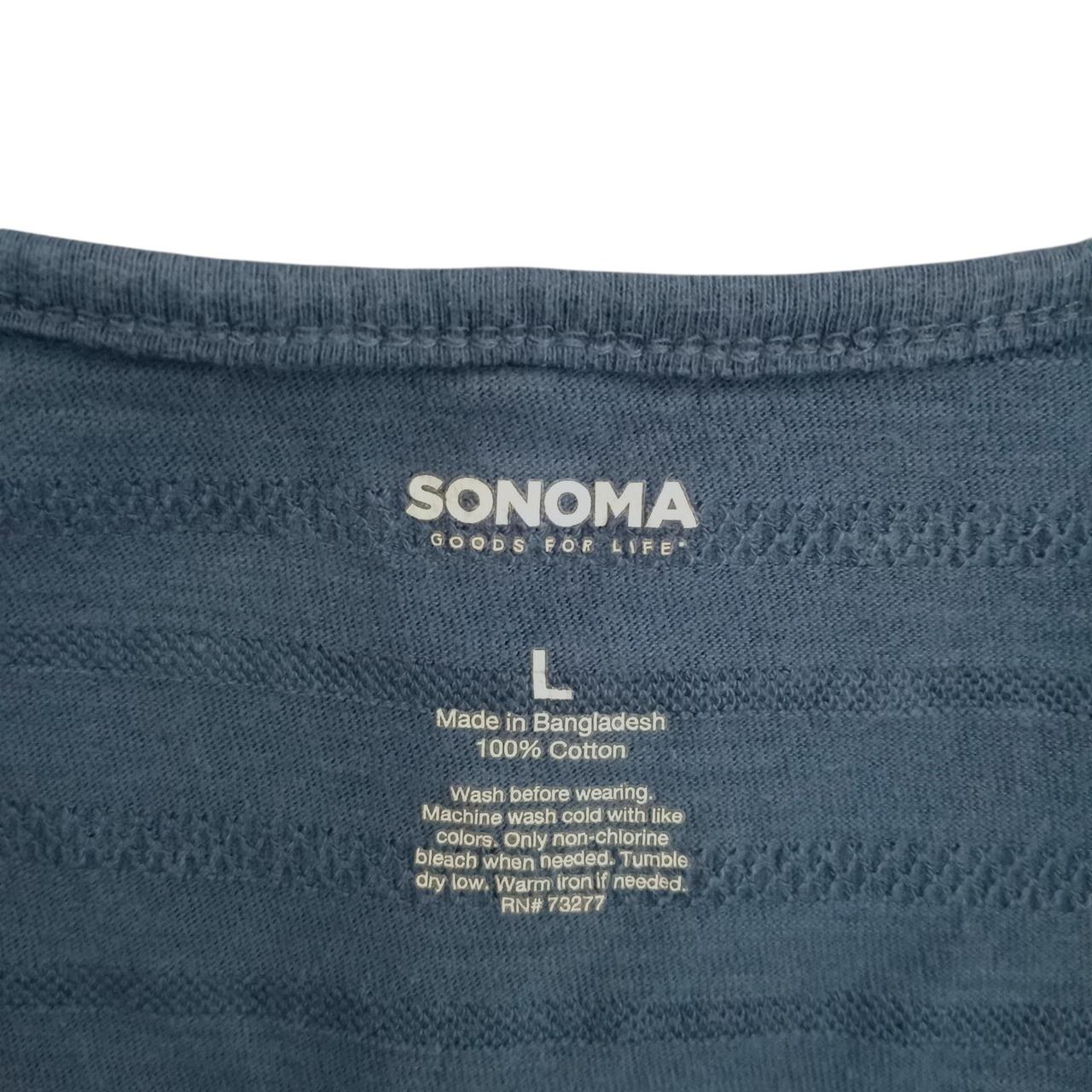 Dress Women Large Blue Button-Up Dress