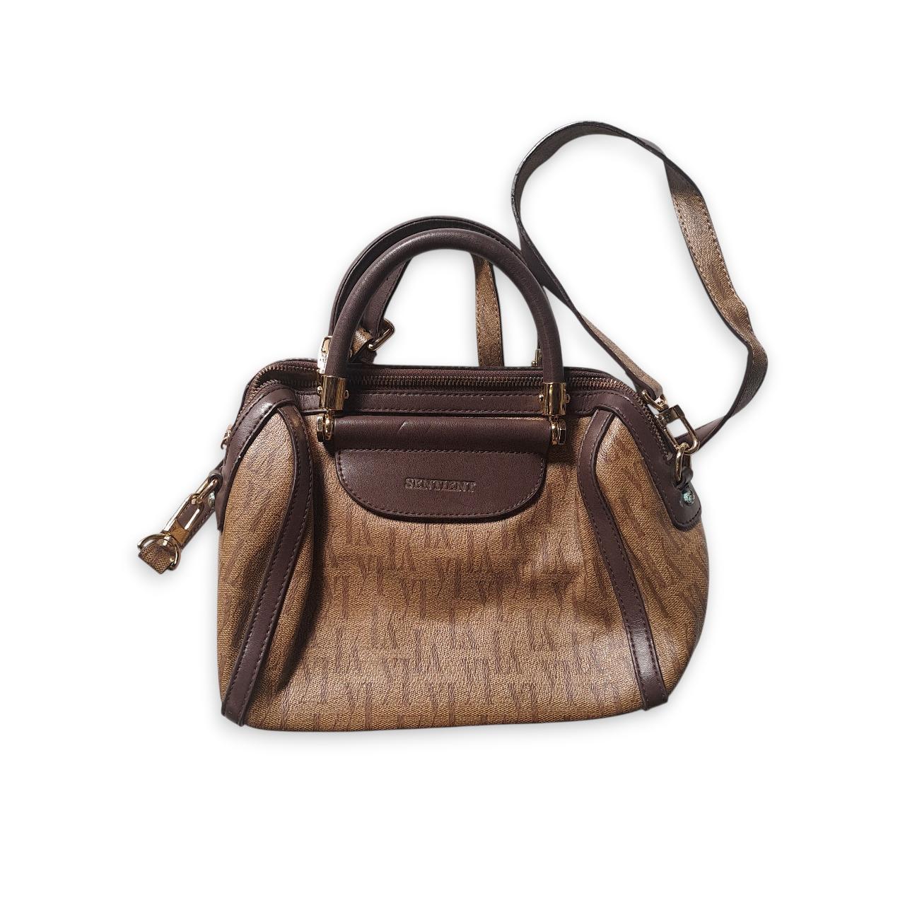 Bag Women Brown Monogram Satchel