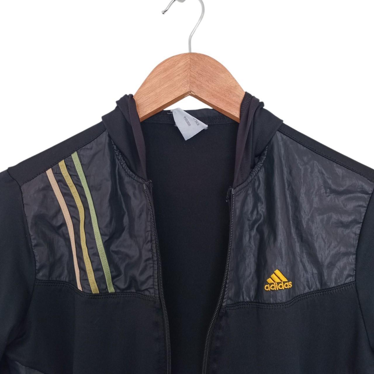 Jumper Women Small UK10 Black Adidas