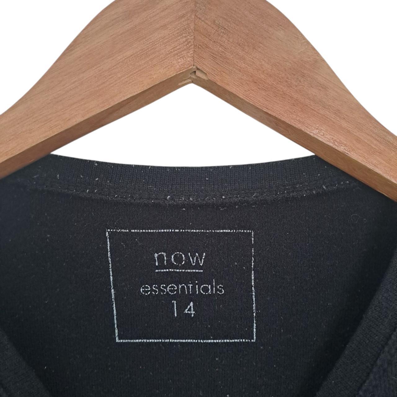 Shirt Women Size 14 Black Long Sleeves