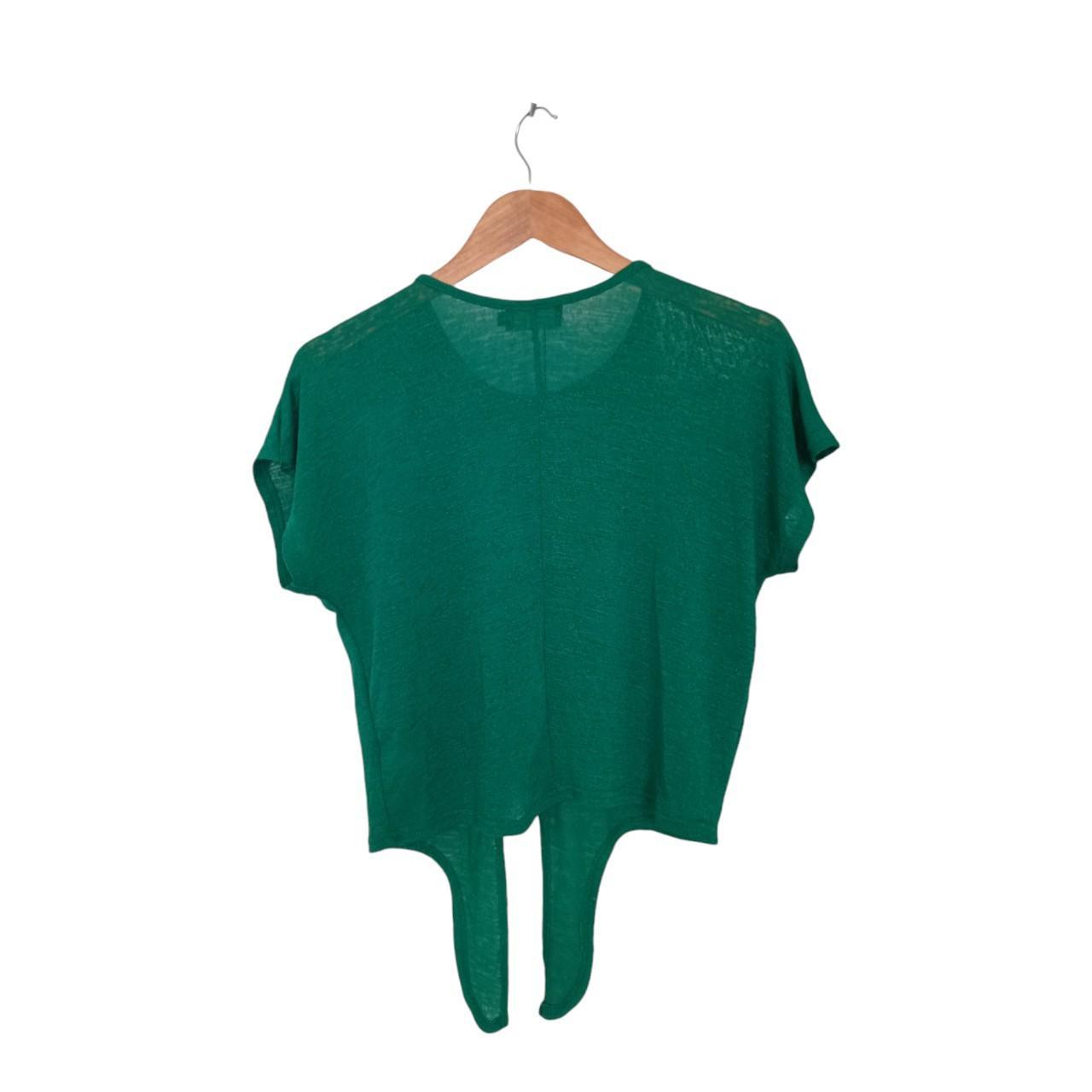 Crop top women UK10 Green 