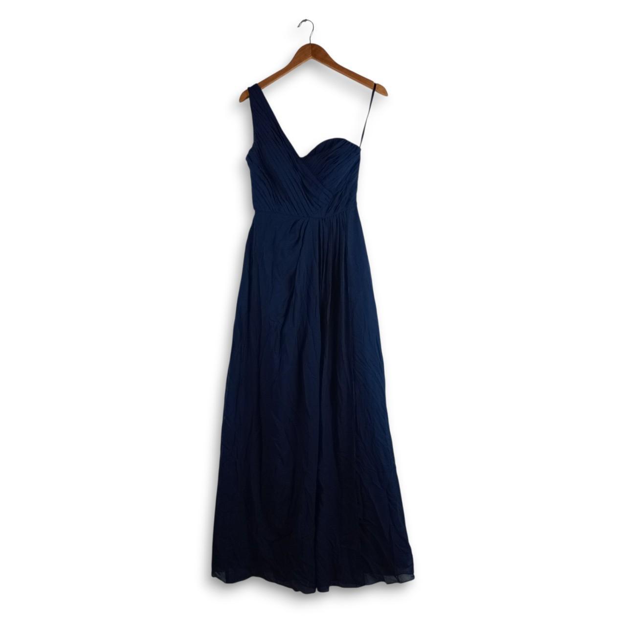 Dress  Women XXS/XS UK 4-6 Navy One-Shoulder Maxi