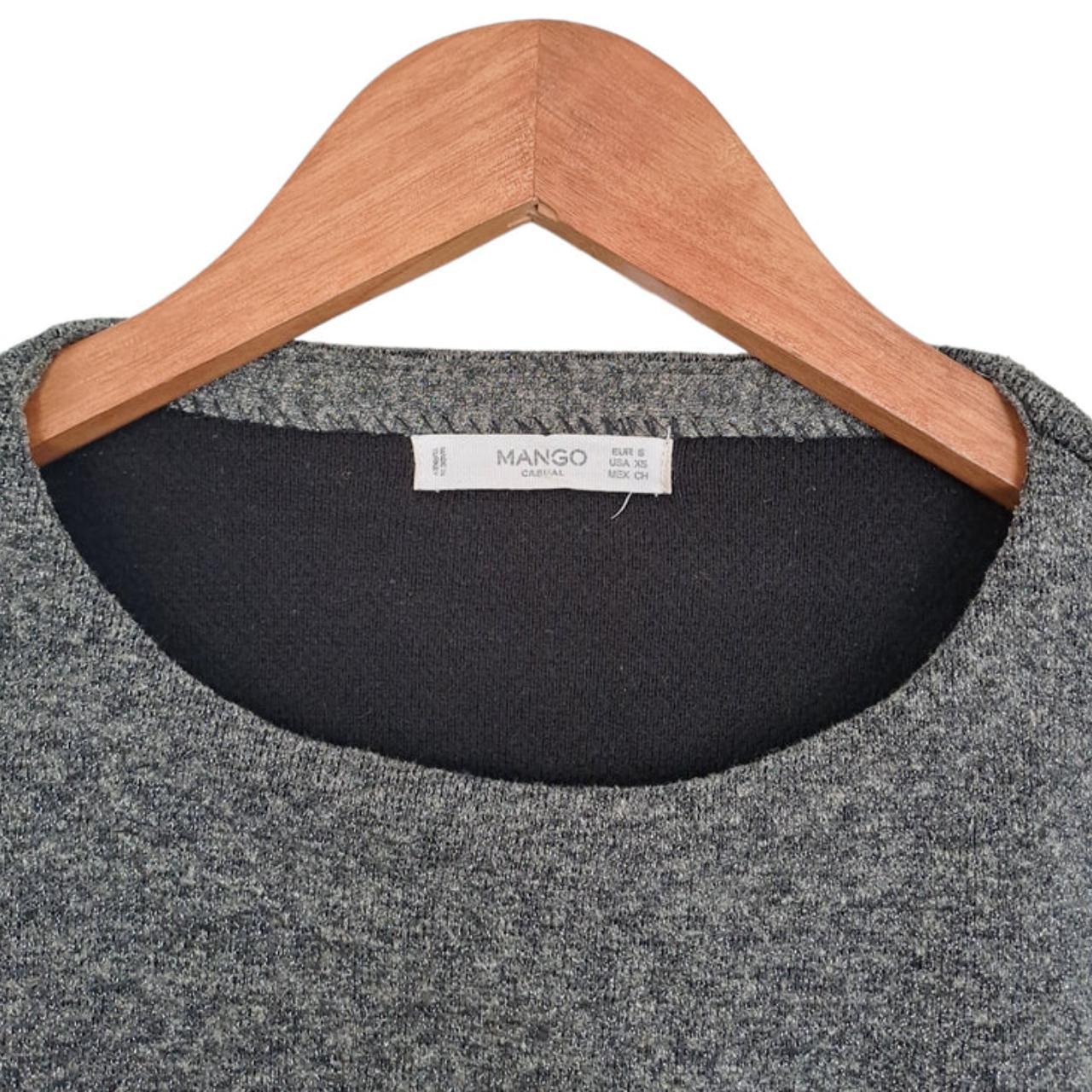 Sweater Women XS Grey MANGO crew-neck