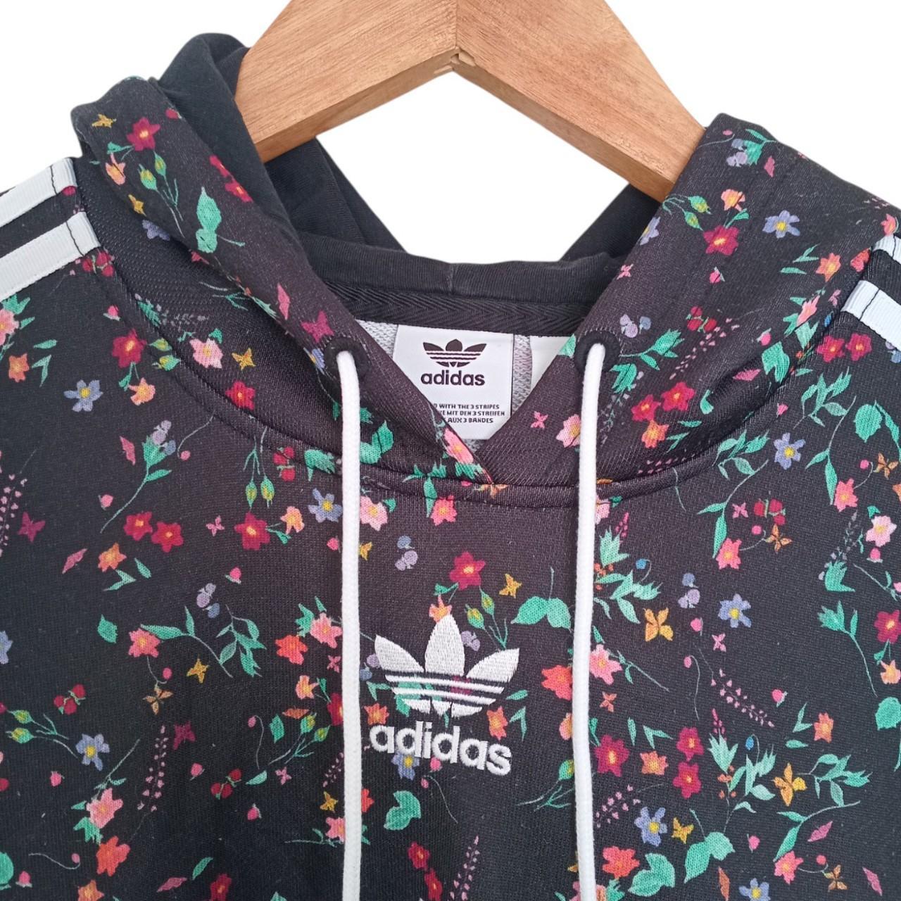 Jumper Women XS UK6 Adidas Cropped Hoodie