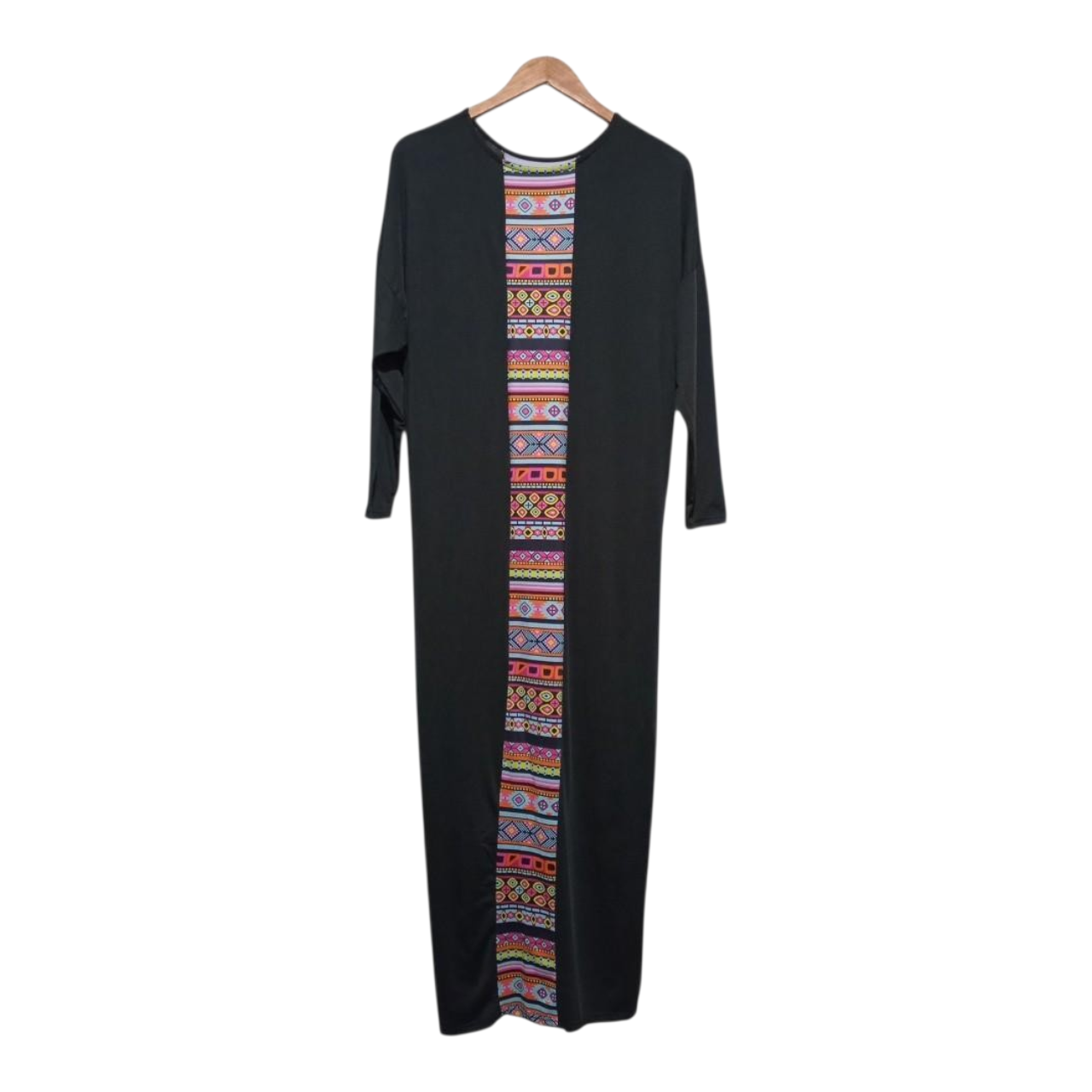 Dress Women Medium Ethnic Pattern Maxi
