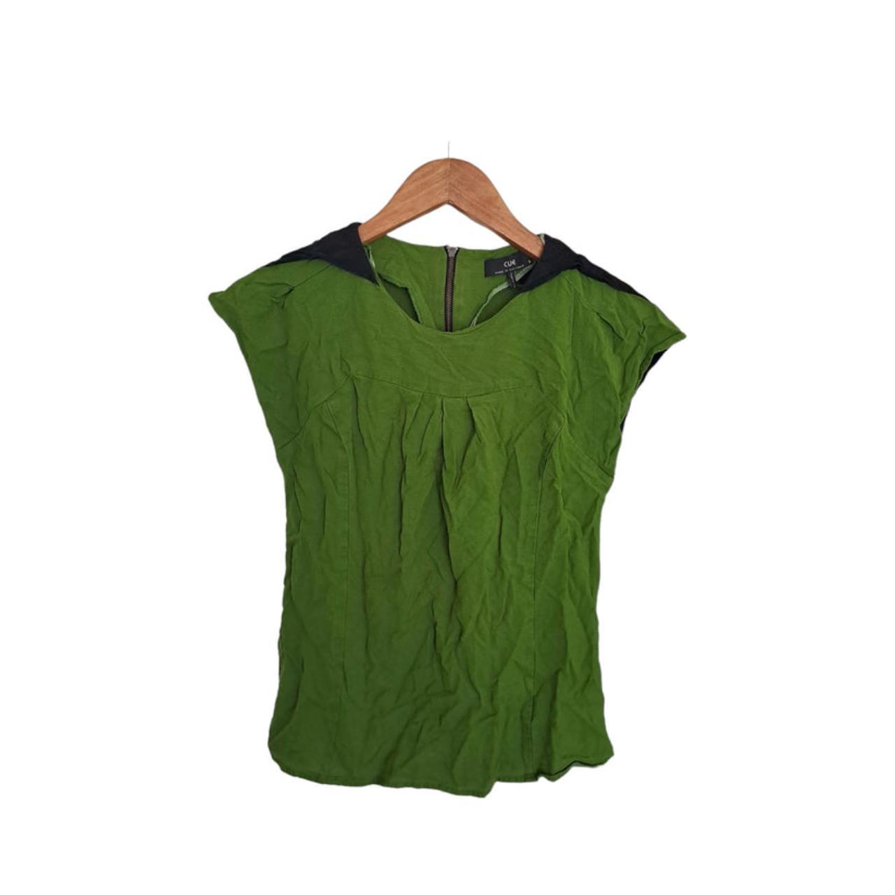 Shirt Women XS UK8 Green Top