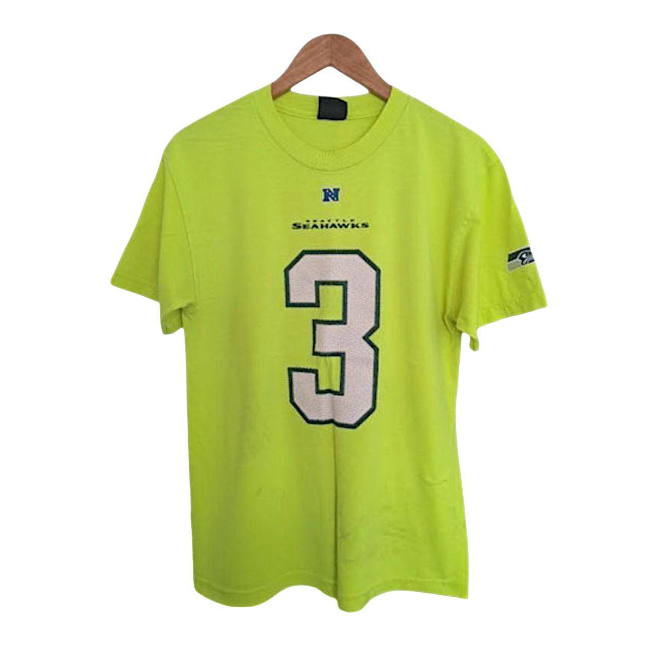 T-shirt Women Small Neon Green Seahawks