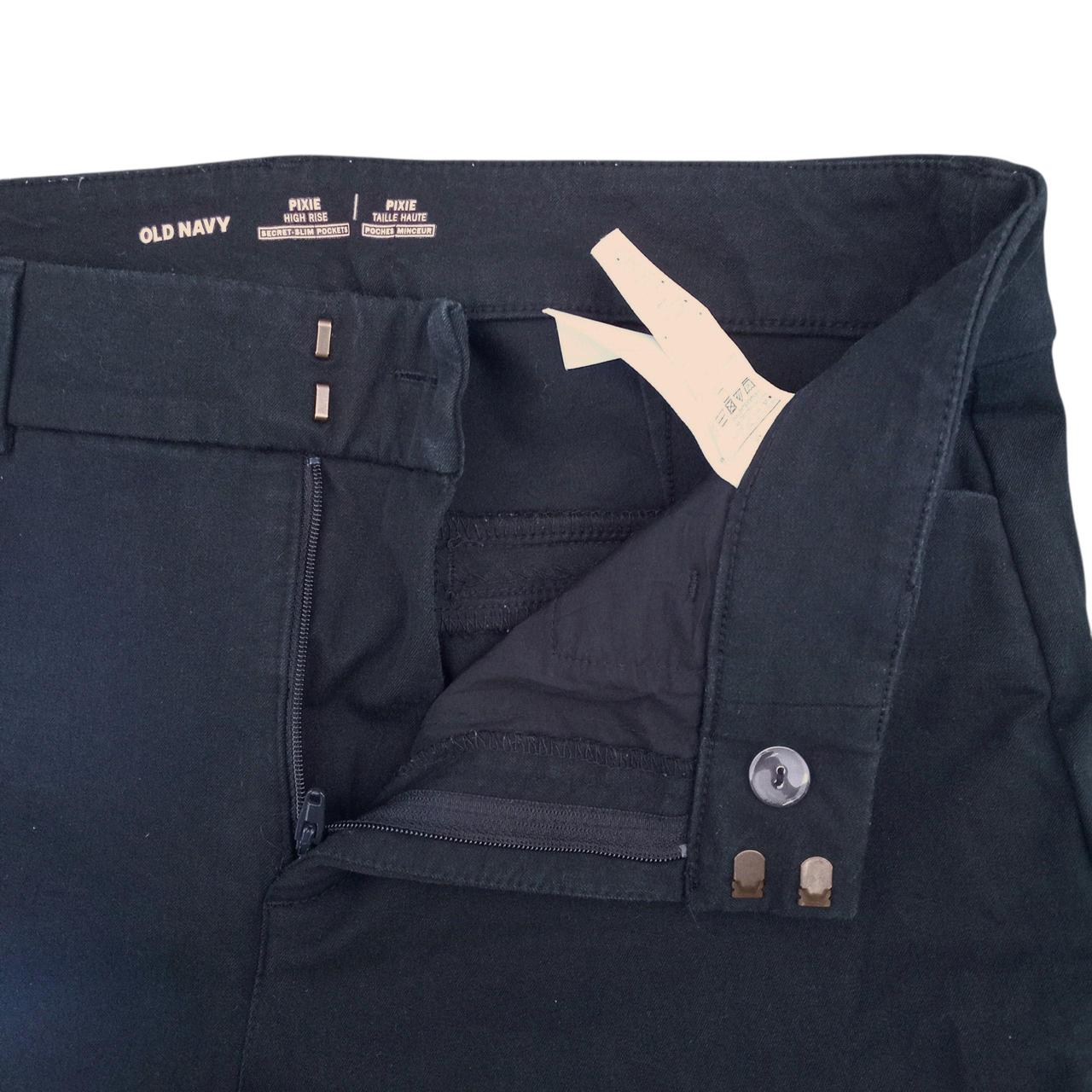 Pants Women UK14 Black Stretch Slim