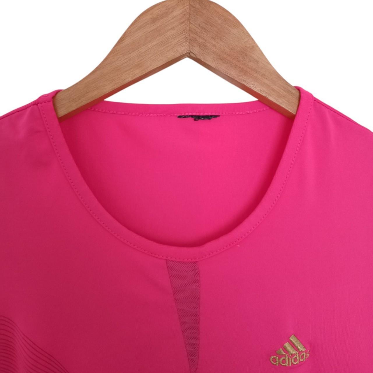 Shirt Women XS UK8 Pink Adidas Top