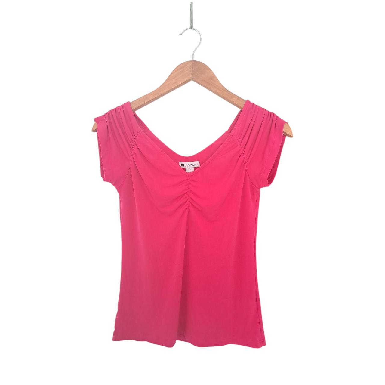 Blouse Women Xs UK6 pink top