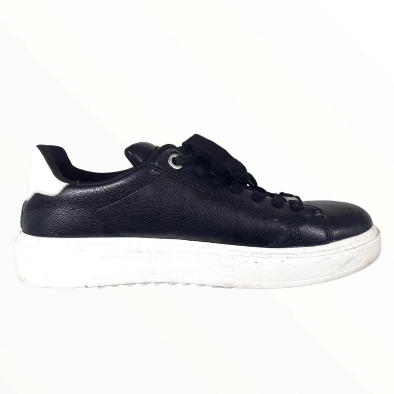 Shoes Unisex UK7 Black Faux leather