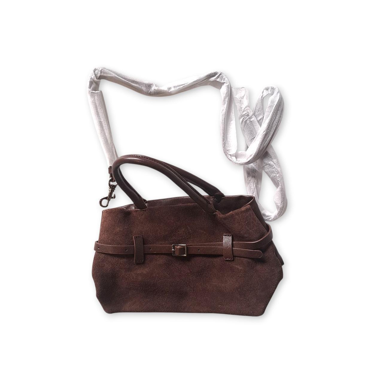 Bag Women Dark Brown Tote with New Sling