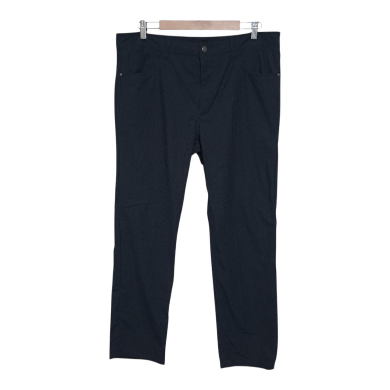 Pants Unisex Women UK16 Men 40 Black Slacks