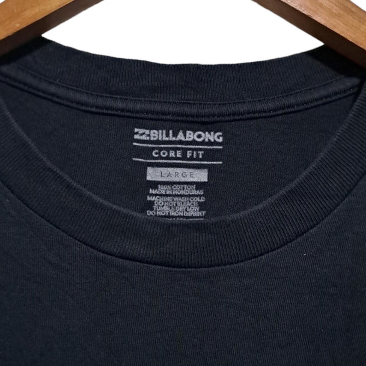 T-shirt Unisex Men Large Black Billabong