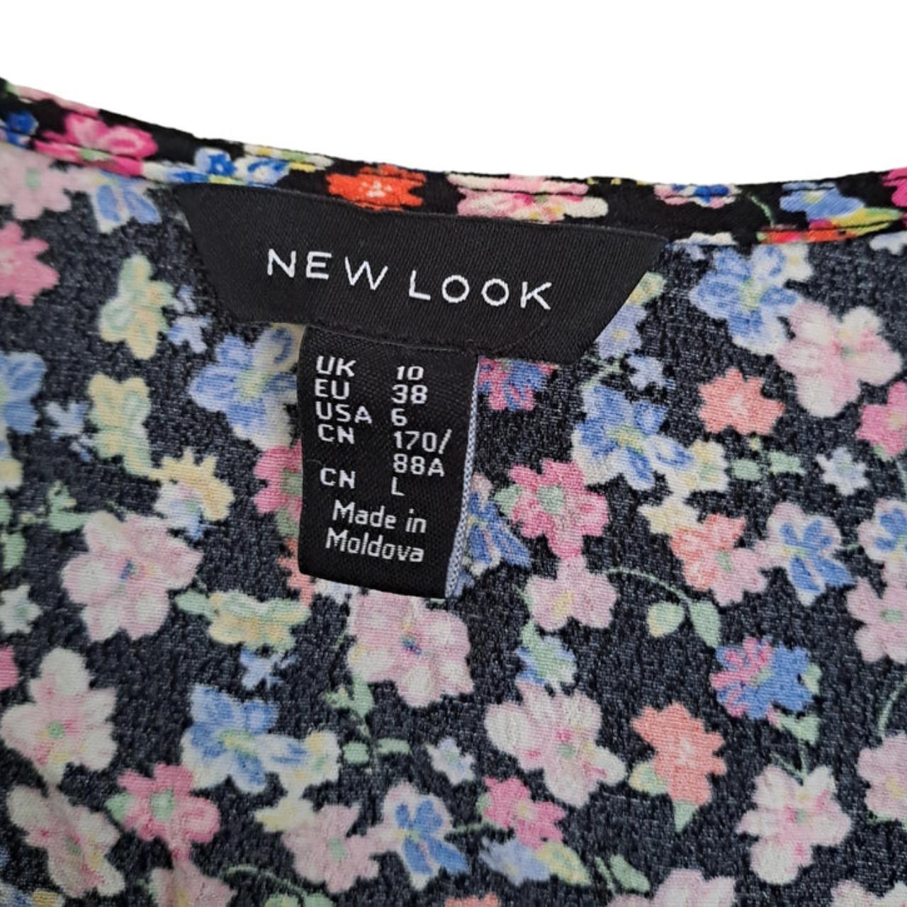 Blouse Women UK10 Floral Top