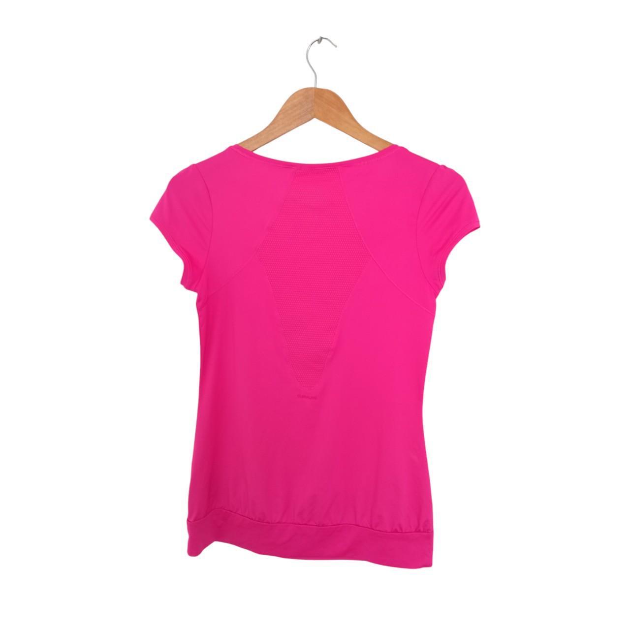 Shirt Women xs uk8 pink adidas